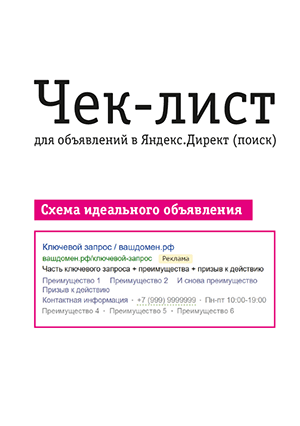 Чек-лист по созданию рекламных объявлений в Яндекс Директ. От ЛИДМАШИНЫ