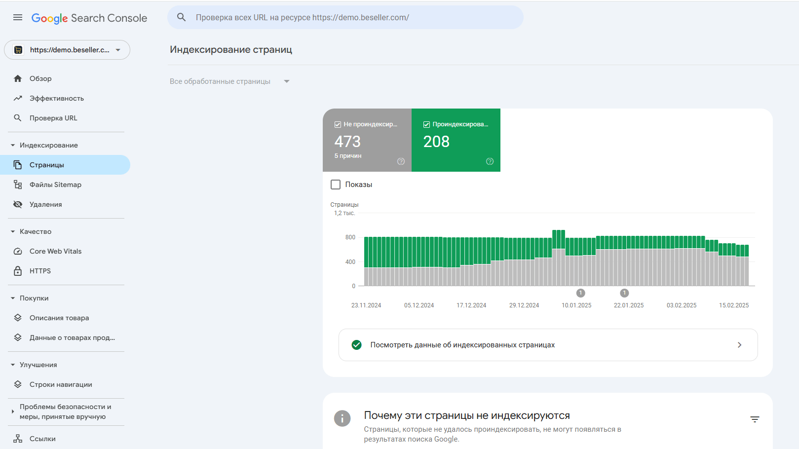 Как проверить индексацию сайта в Google Search Console