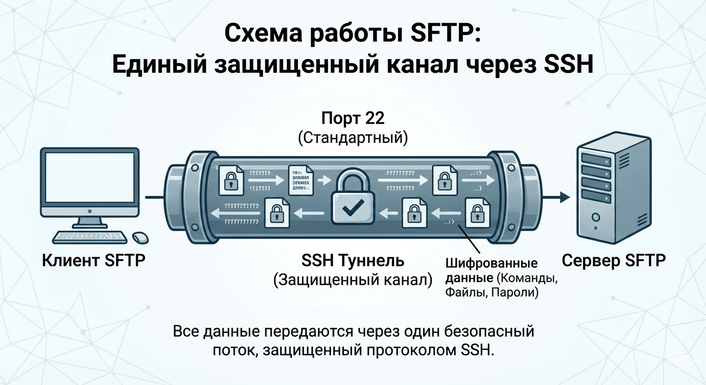 Что такое SFTP (SSH File Transfer Protocol)?
