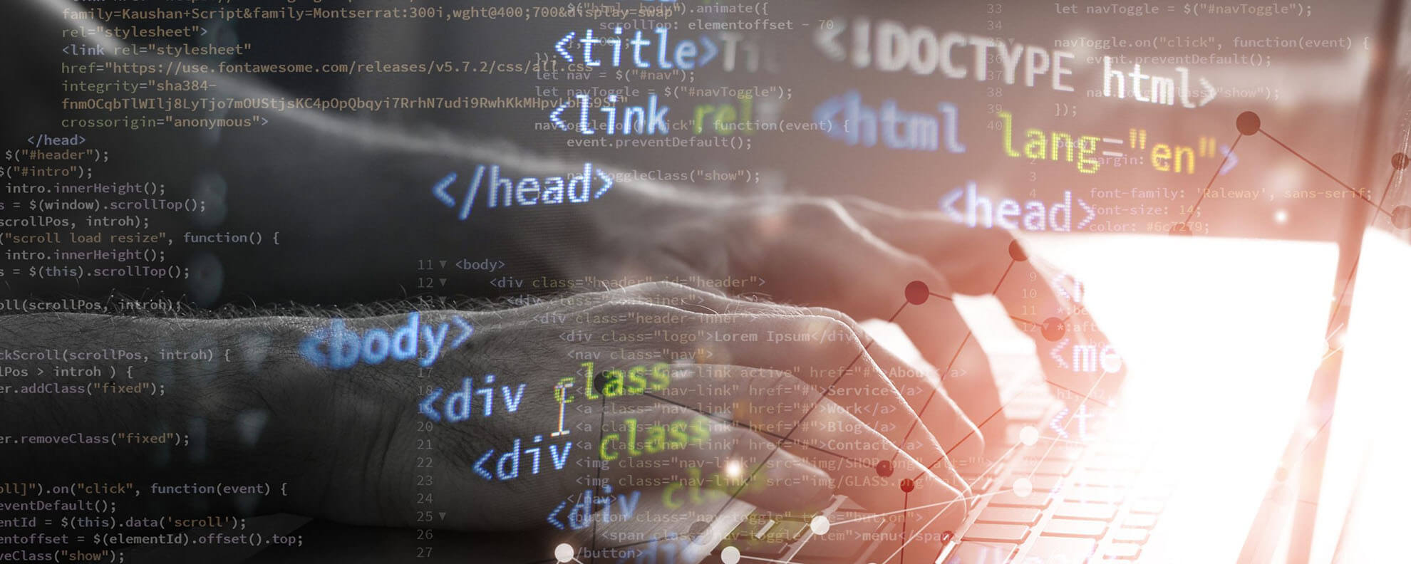 HTML (HyperText Markup Language / Язык гипертекстовой разметки) — это стандартный язык разметки для создания веб-страниц и веб-приложений. Он определяет структуру и содержание контента в Интернете, используя специальные метки (теги). ХТМЛ не является языком программирования — он описывает, как данные отображаются, а не как обрабатываются