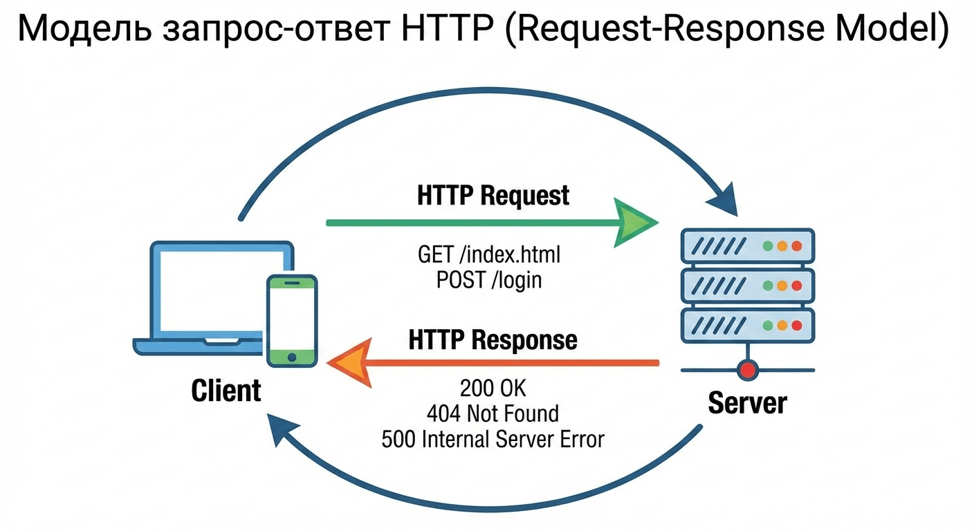 HTTP (HyperText Transfer Protocol / протокол передачи гипертекста) &mdash; это прикладной протокол передачи данных, определяющий формат и правила обмена сообщениями между клиентом и сервером в сети Интернет по модели &laquo;запрос&ndash;ответ&raquo;