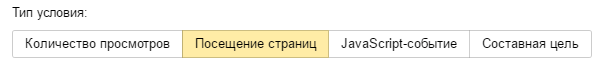 Отслеживание конверсий в «Яндекс.Метрике»