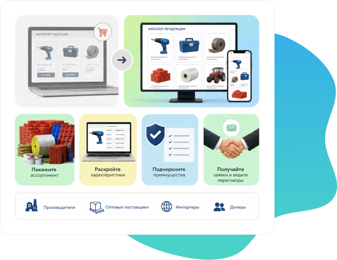 B2B-каталог продукции вместо интернет-магазина для производителей и поставщиков